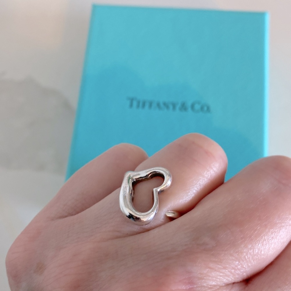 Tiffany & Co Elsa Peretti Open Heart Ring